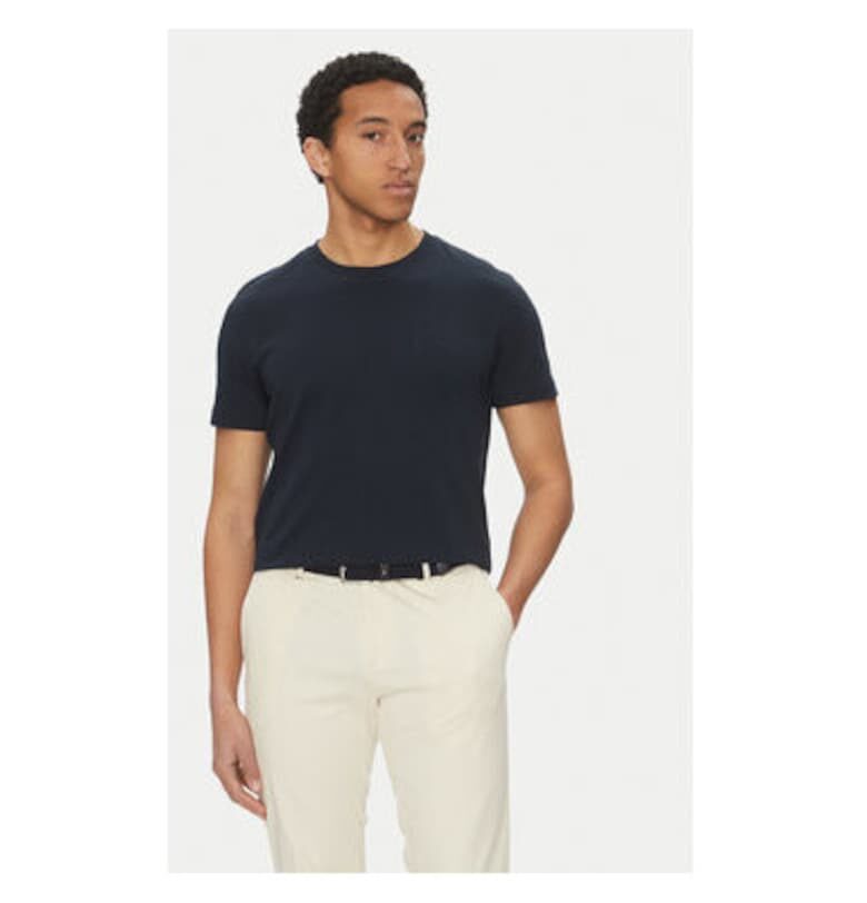 Мъжка тениска  10019307 30045539 - Органичен памук - Тъмносин - Тъмносин Joop