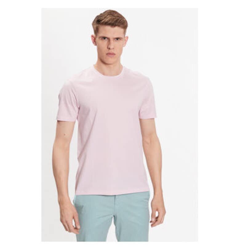 Мъжка тениска -  302430895 - Памук - Розов BOSS