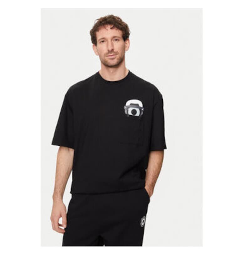 Мъжка тениска -  303610678 - Памук - Черен - Черен Karl Lagerfeld