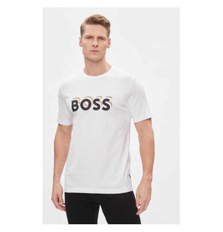 Мъжка тениска -  303638269 - Памук - Бяла BOSS