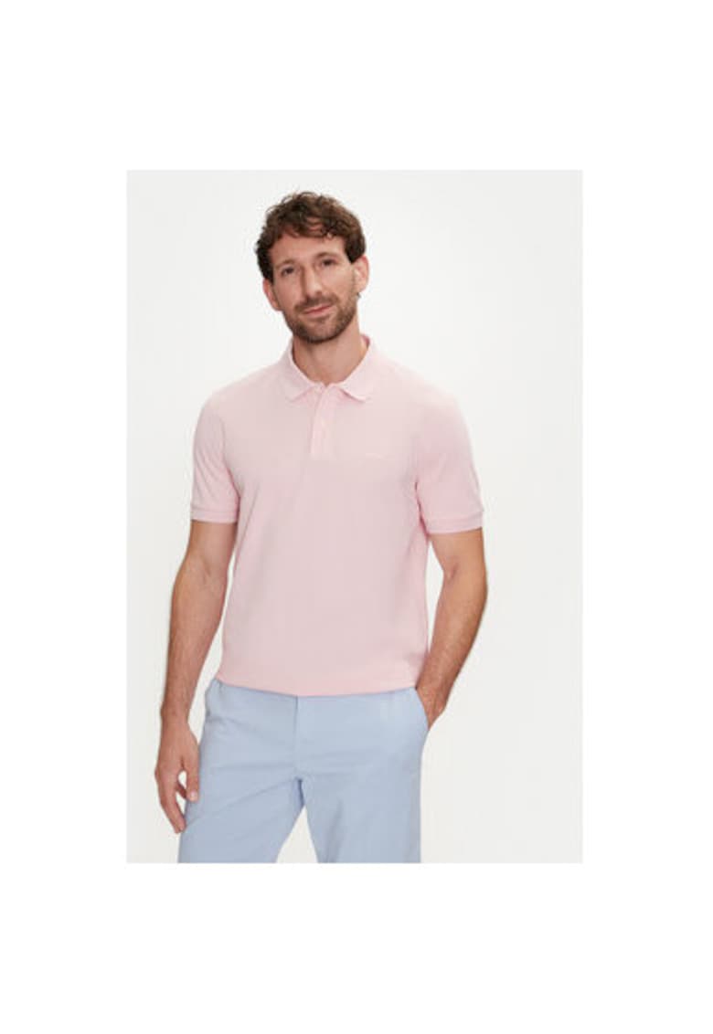 Мъжка тениска - 303671976 - Памук - 3XL INTL - Розов BOSS