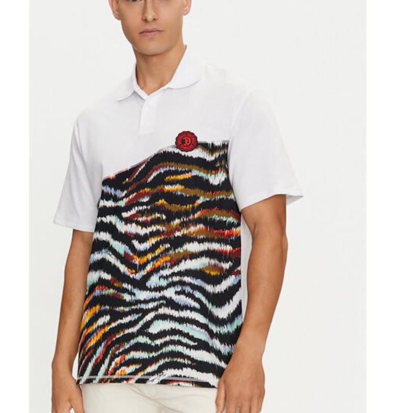 Мъжка тениска -  303694135 - Памук - Бяла - Бял JUST CAVALLI