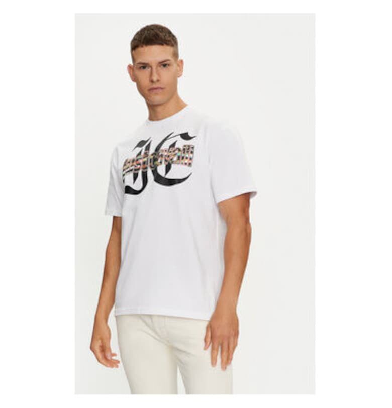 Мъжка тениска -  303694234 - Памук - Бяла - Бял JUST CAVALLI