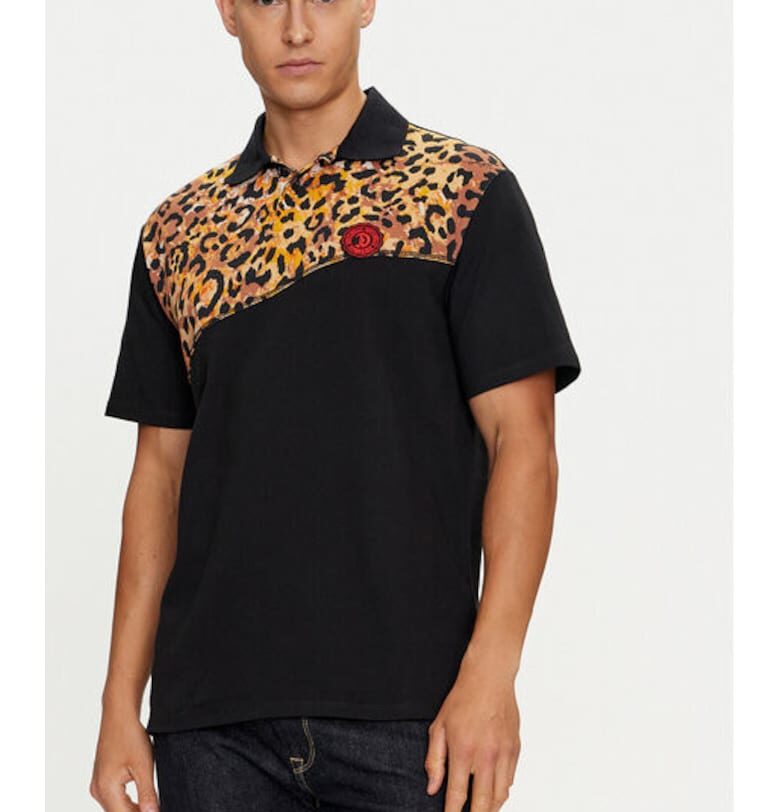 Мъжка тениска -  303694432 - Памук - Черен - Черен JUST CAVALLI