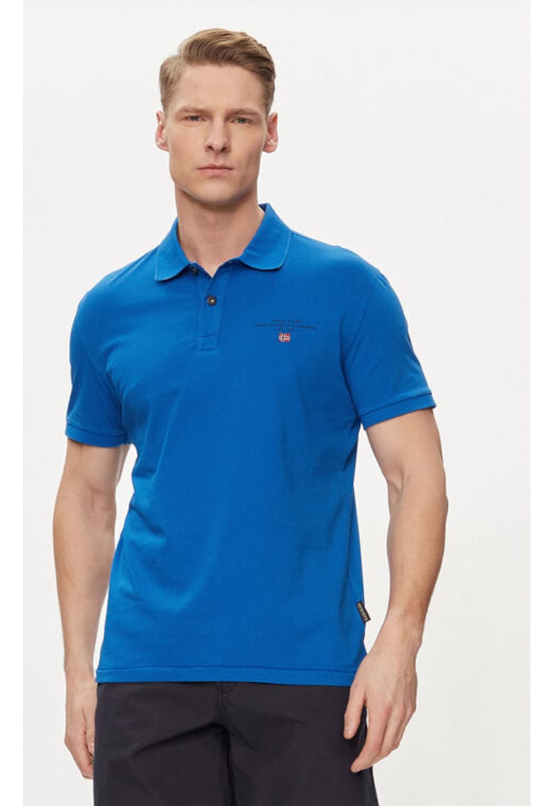 Мъжка тениска - 303746179 - памук - 2XL INTL - син Napapijri