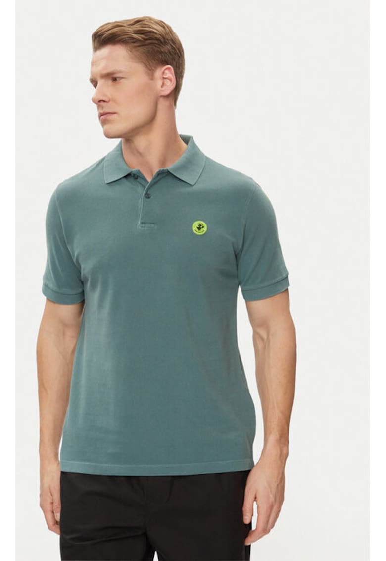 Мъжка тениска - 303932183 - Памук - Зелен - Зелен Save The Duck