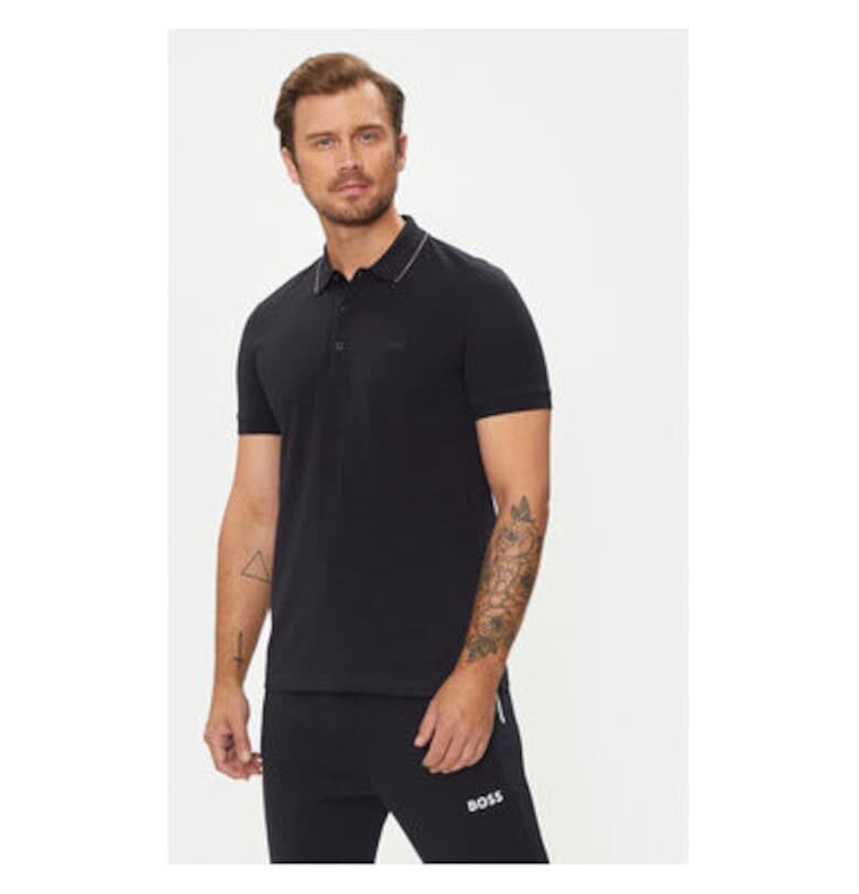 Мъжка тениска -  304020292 - Памук - Син - Син BOSS