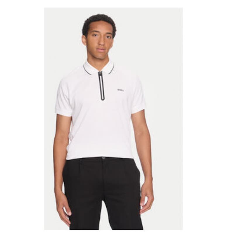 Мъжка тениска -  304020803 - Памук - Бяла - Бял BOSS