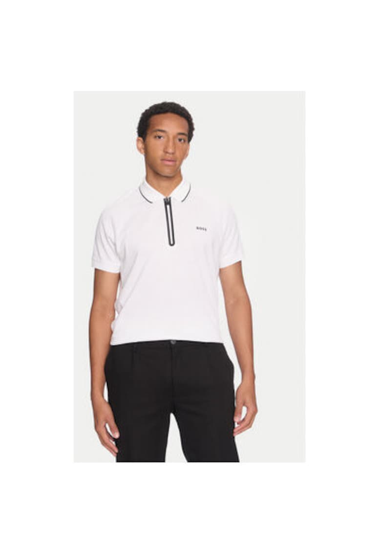 Мъжка тениска - 304020803 - Памук - Бяла - Бял BOSS