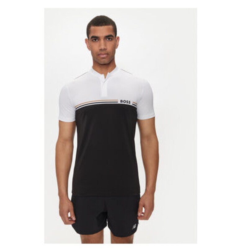 Мъжка тениска -  304020834 - Полиестер - Бяла - Бял BOSS