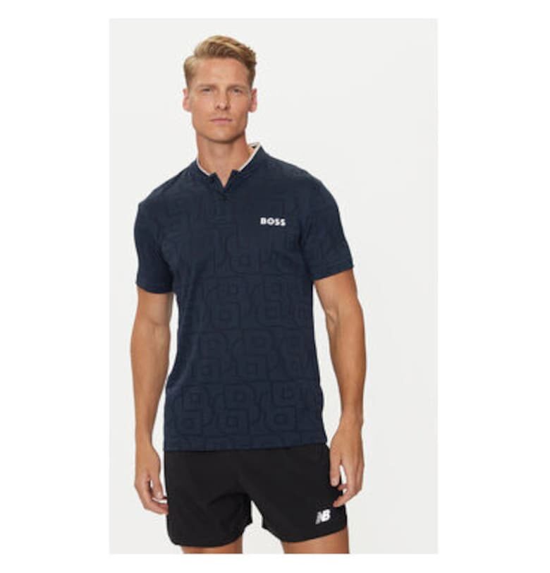 Мъжка тениска -  304020872 - Полиестер - Син - Син BOSS