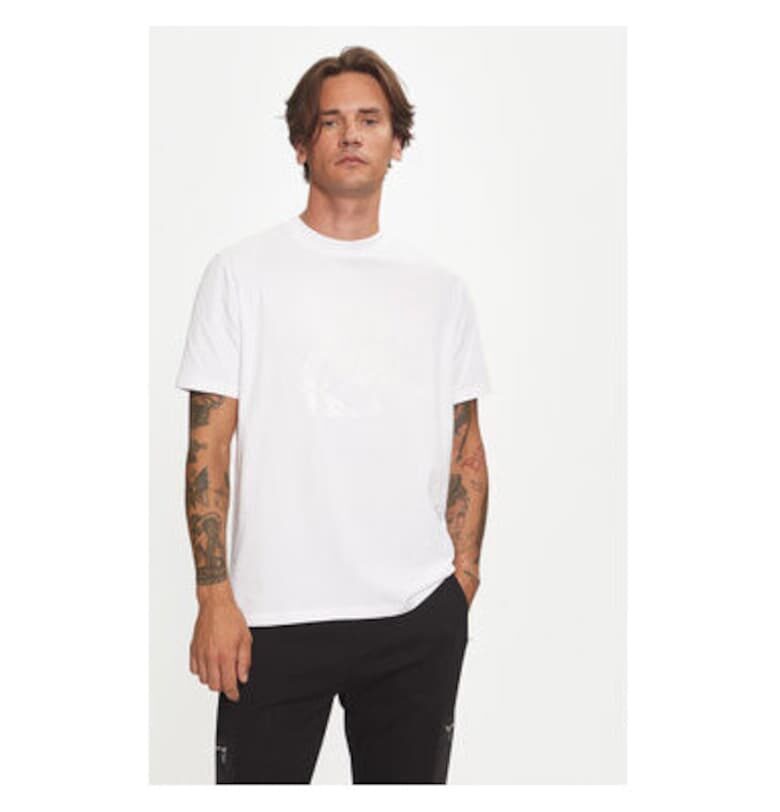Мъжка тениска -  304306167 - Памук - Бяла - Бял Karl Lagerfeld