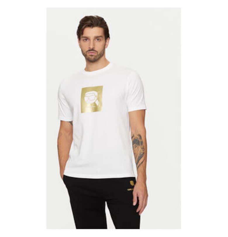 Мъжка тениска -  304612480 - Памук - Бяла - Бял Karl Lagerfeld