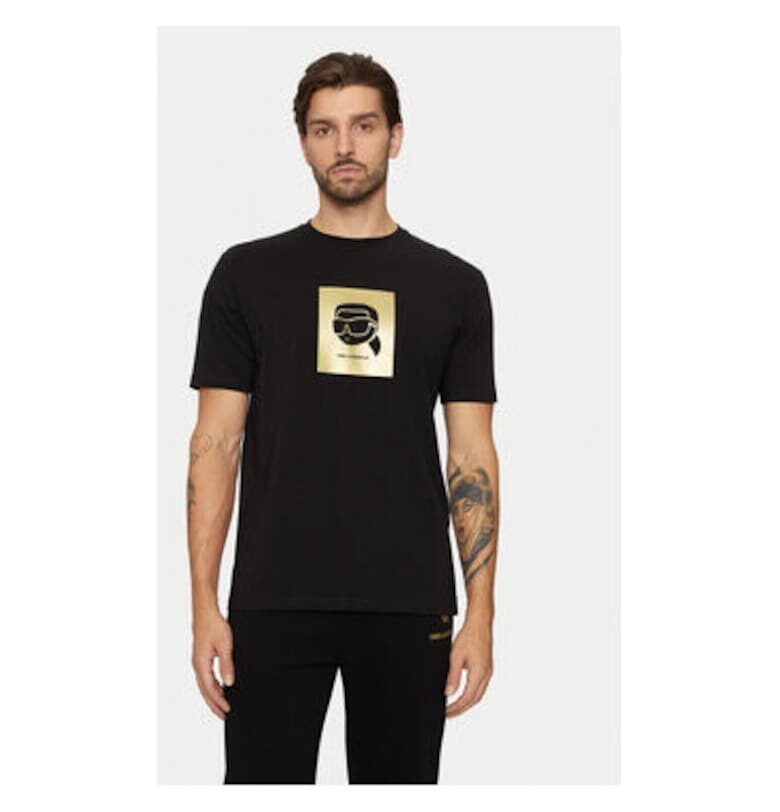 Мъжка тениска -  304612503 - Памук - Черен Karl Lagerfeld