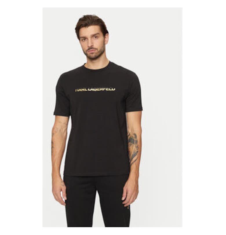 Мъжка тениска -  304612565 - Памук - Черен - Черен Karl Lagerfeld