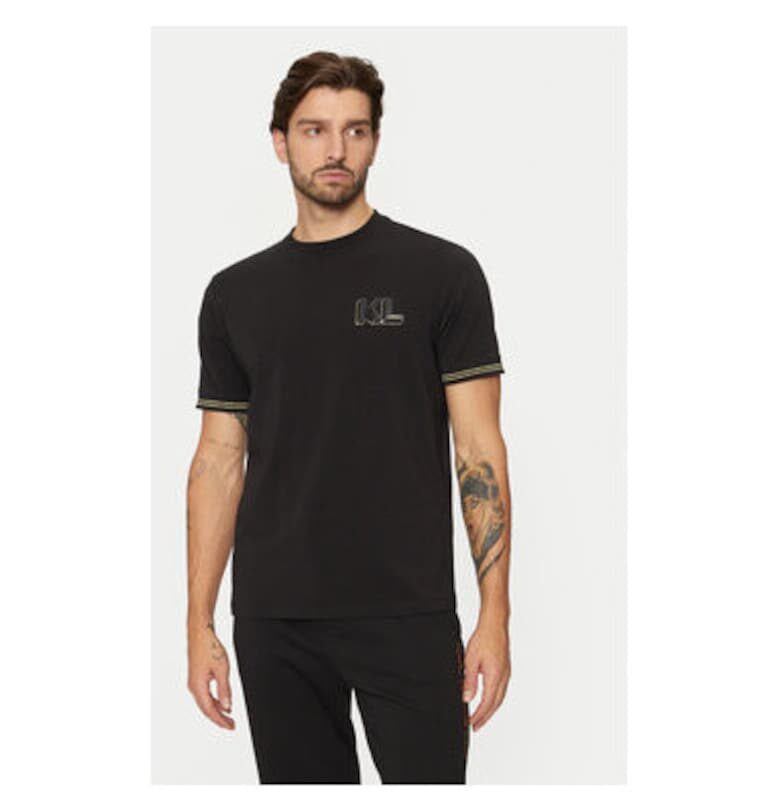 Мъжка тениска -  304612589 - Памук - Черен - Черен Karl Lagerfeld