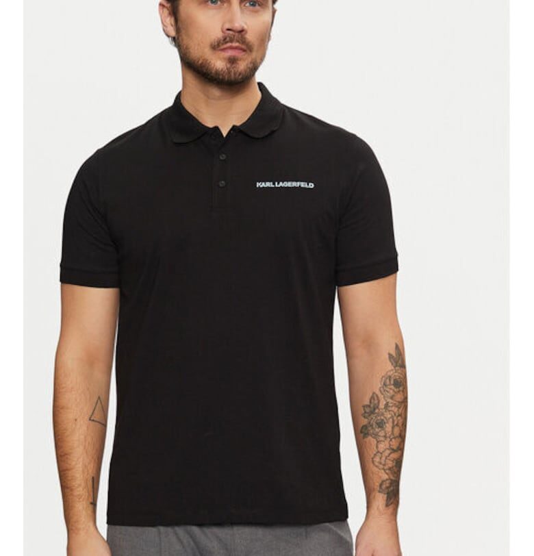 Мъжка тениска -  304612893 - Памук - Черен - Черен Karl Lagerfeld
