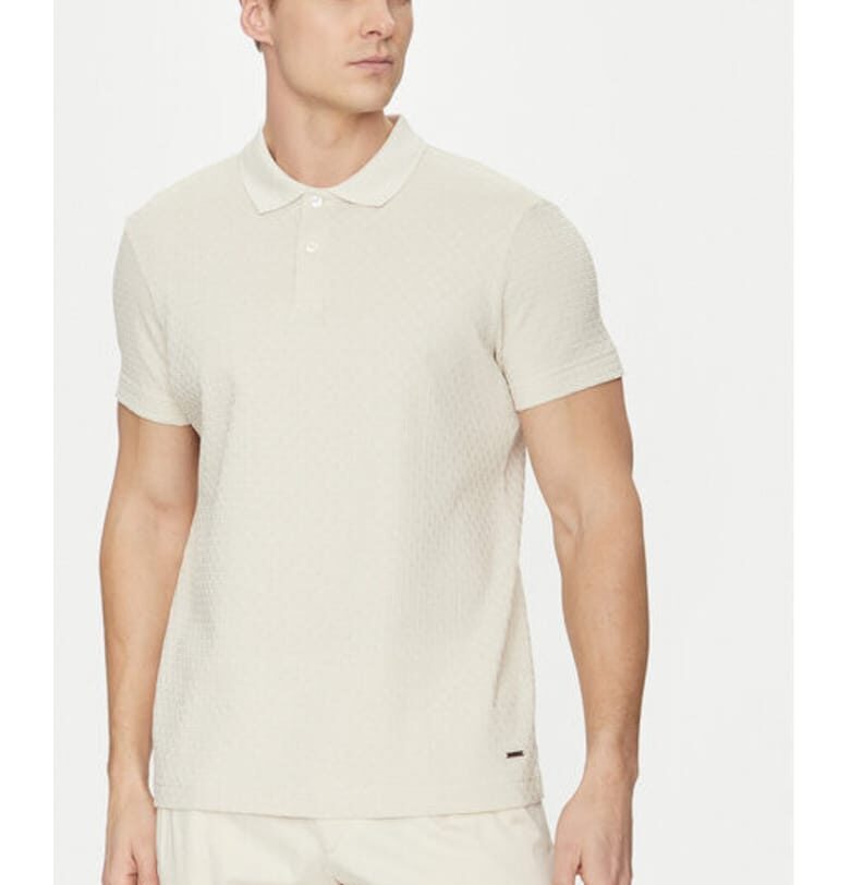 Мъжка тениска -  304687112 - Памук - Бежов - Бежов Joop