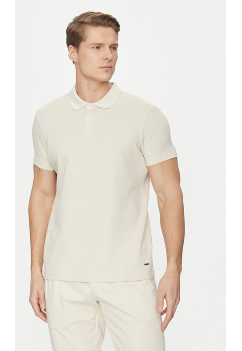 Мъжка тениска - 304687112 - Памук - Бежов - Бежов Joop