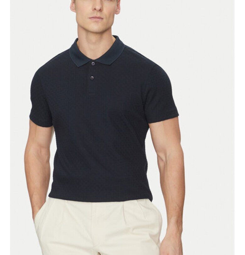 Мъжка тениска -  304687129 - Памук - Син - Син Joop