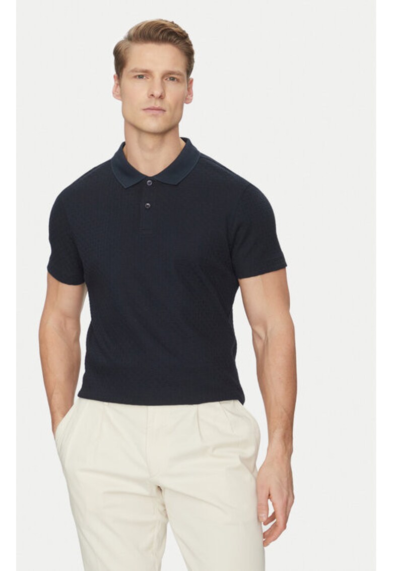 Мъжка тениска - 304687129 - Памук - Син - Син Joop