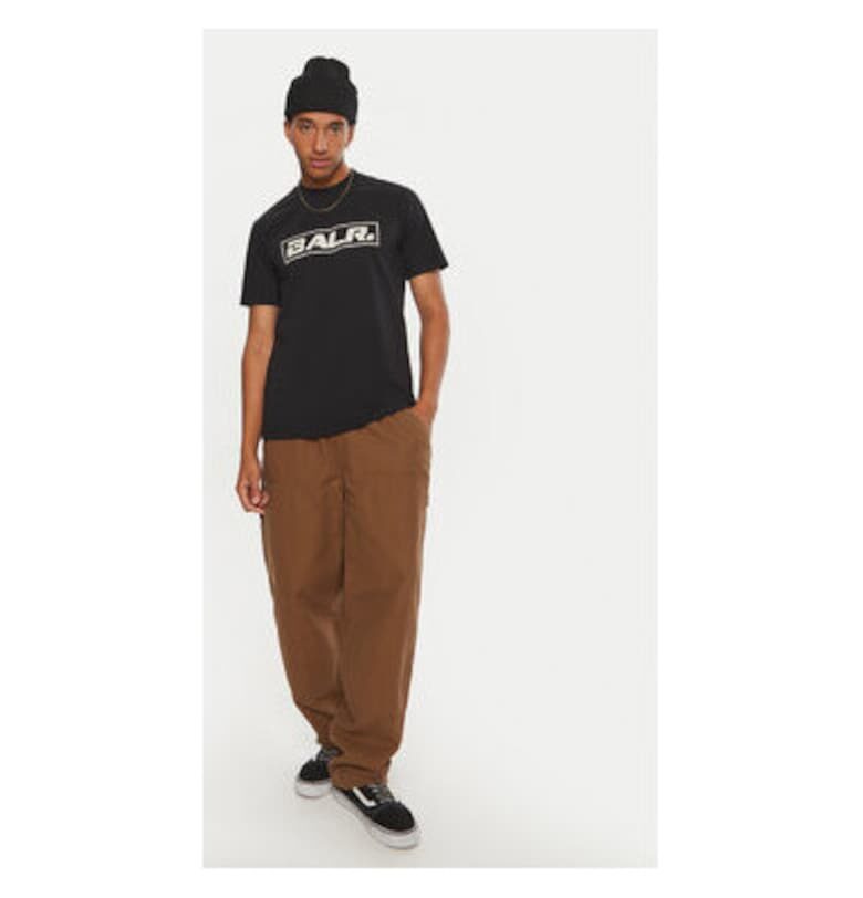 Мъжка тениска -  304734717 - Памук - Черен - Черен Balr