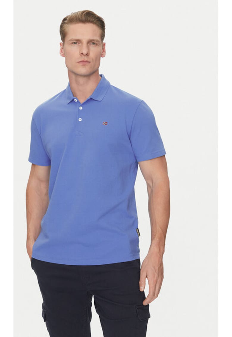 Мъжка тениска - 305102904 - Памук - Син - Син Napapijri