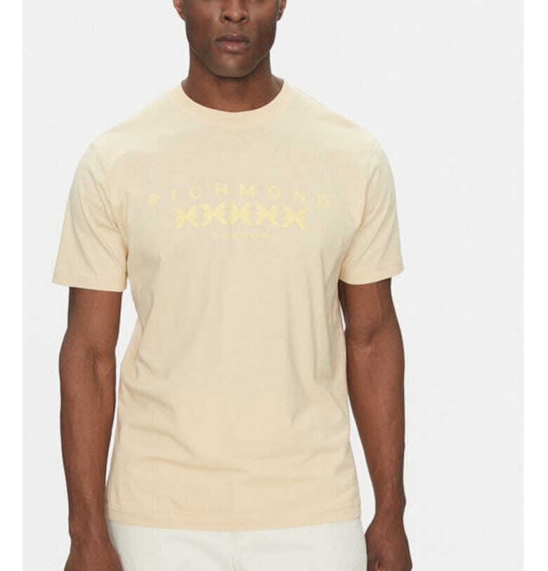 Мъжка тениска -  305347879 - Памук - Бежов - Бежов Richmond x