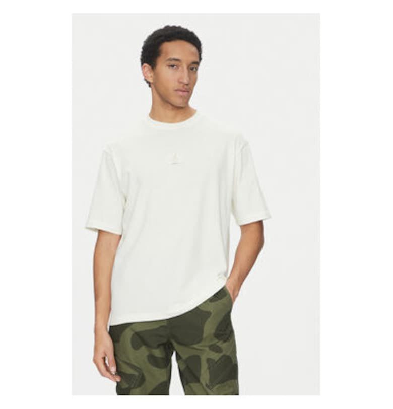 Мъжка тениска -  305365491 - Памук - Бежов Nike