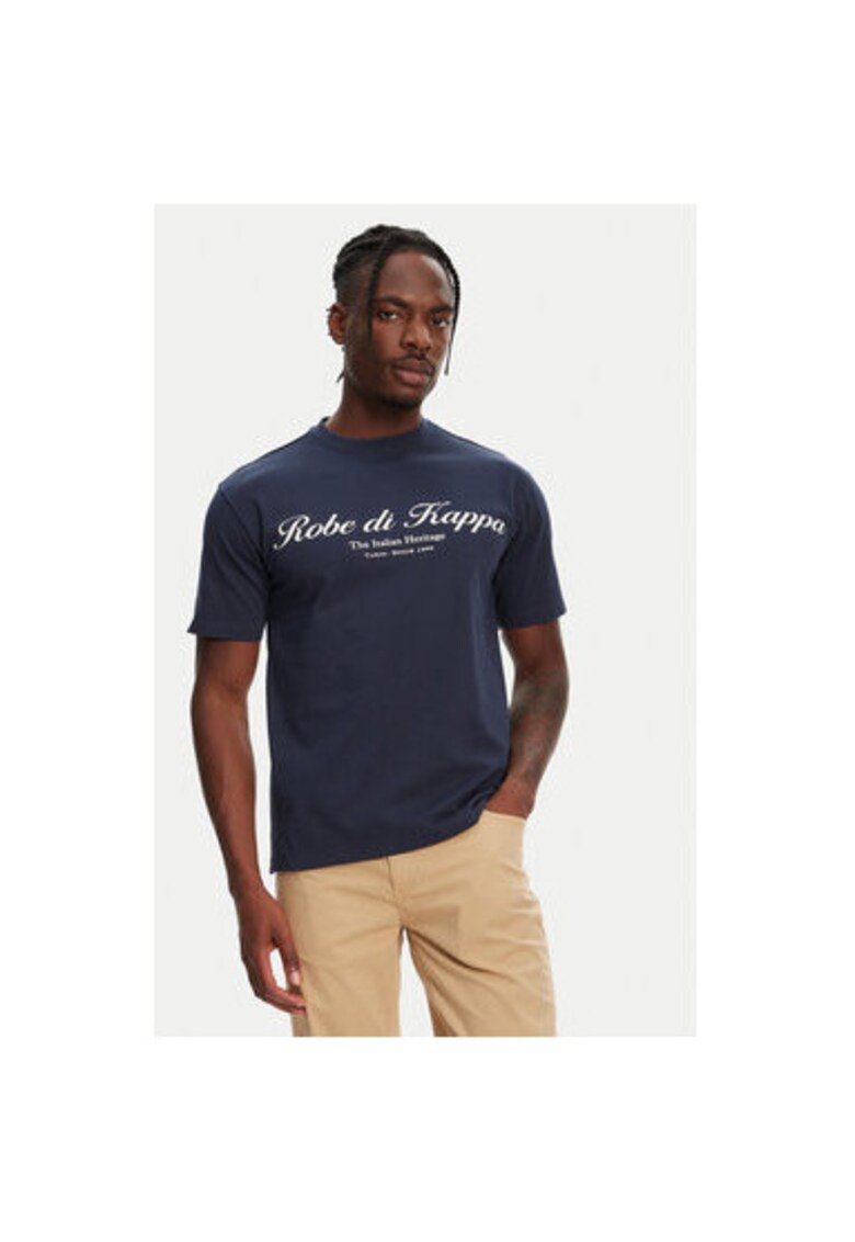 Мъжка тениска 61151CW - Памук - Тъмносин - Тъмносин Robe Di Kappa