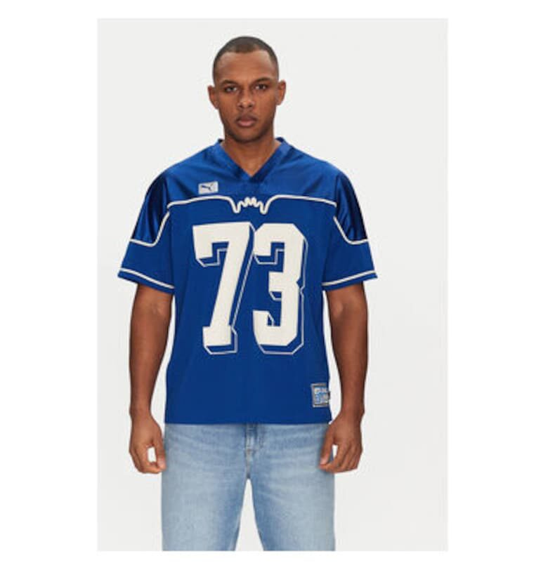 Мъжка тениска  630254 - Рециклиран полиестер - Син - Син Puma