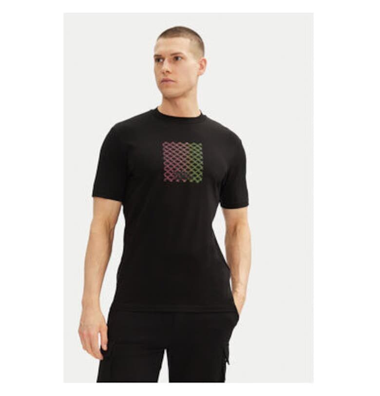 Мъжка тениска  755404 552235 - Памук - Черен - Черен Karl Lagerfeld