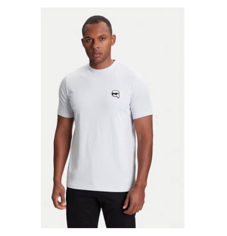 Мъжка тениска  755710 553224 - Памук - Тюркоаз - Тюркоаз Karl Lagerfeld