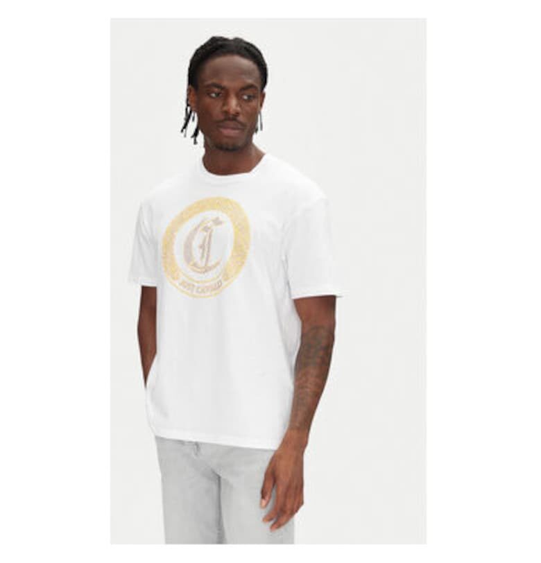 Мъжка тениска  78OAHE22 CJ110 - Памук - Бял - Бял JUST CAVALLI