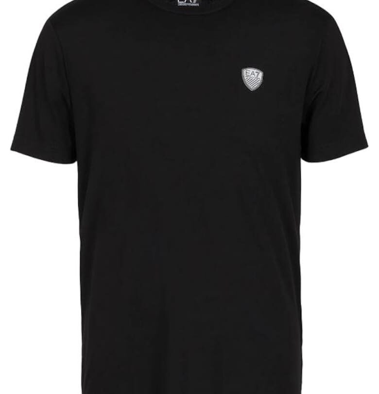 Мъжка тениска 8NPT16 - Emporio Armani  вискоза/полиамид - черен EA7