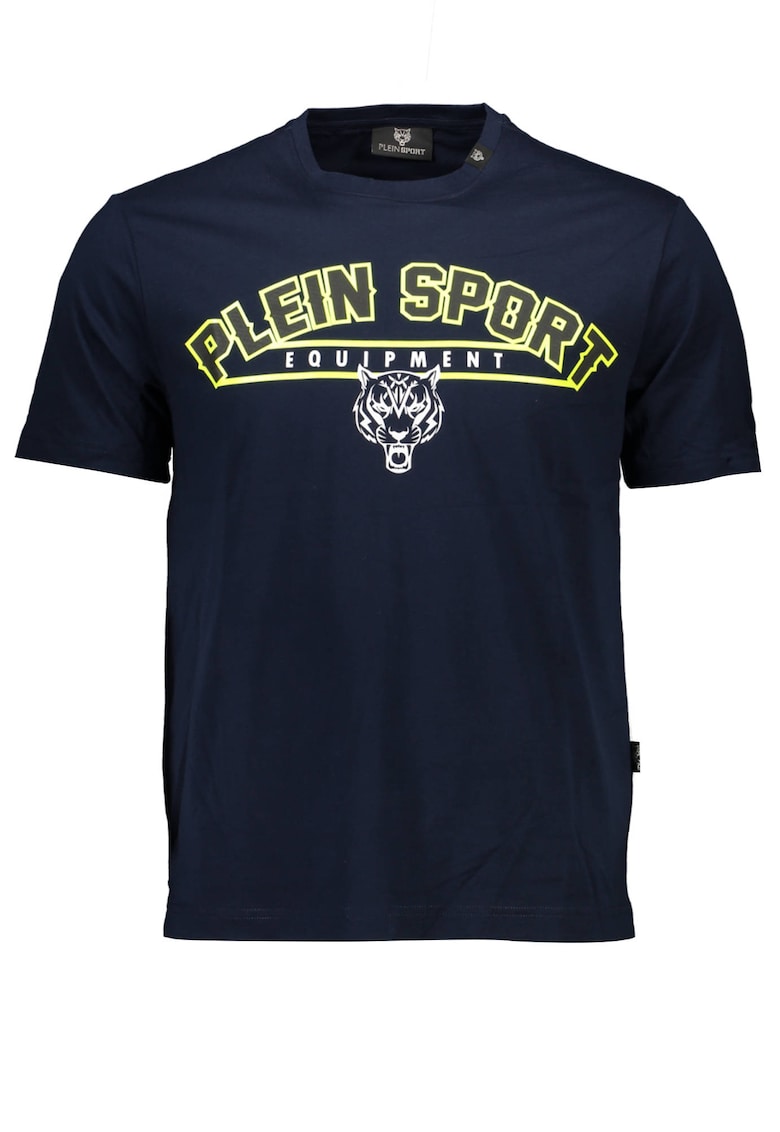 Мъжка тениска - 9213432 - лого - синьо - Син Plein Sport