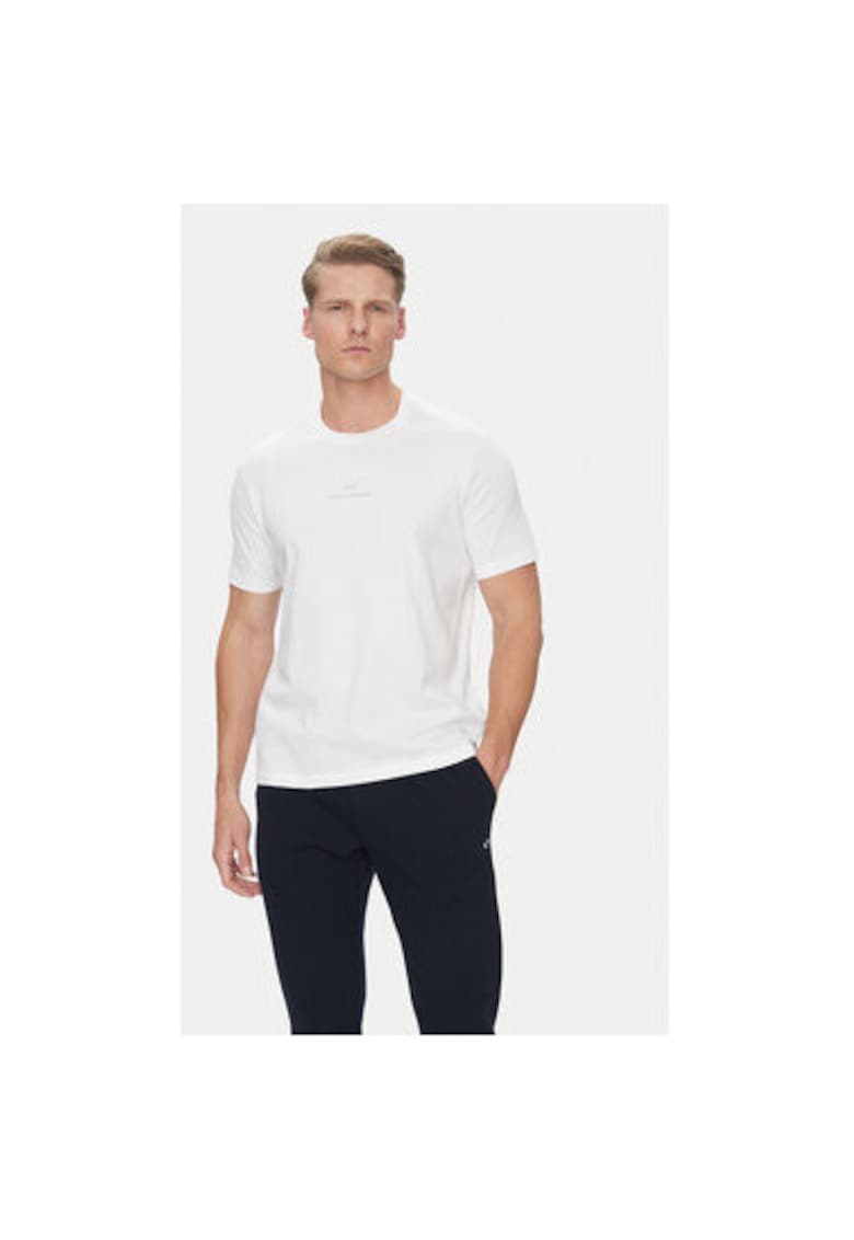 Мъжка тениска C0P1240 - памук - бяла Paul Shark