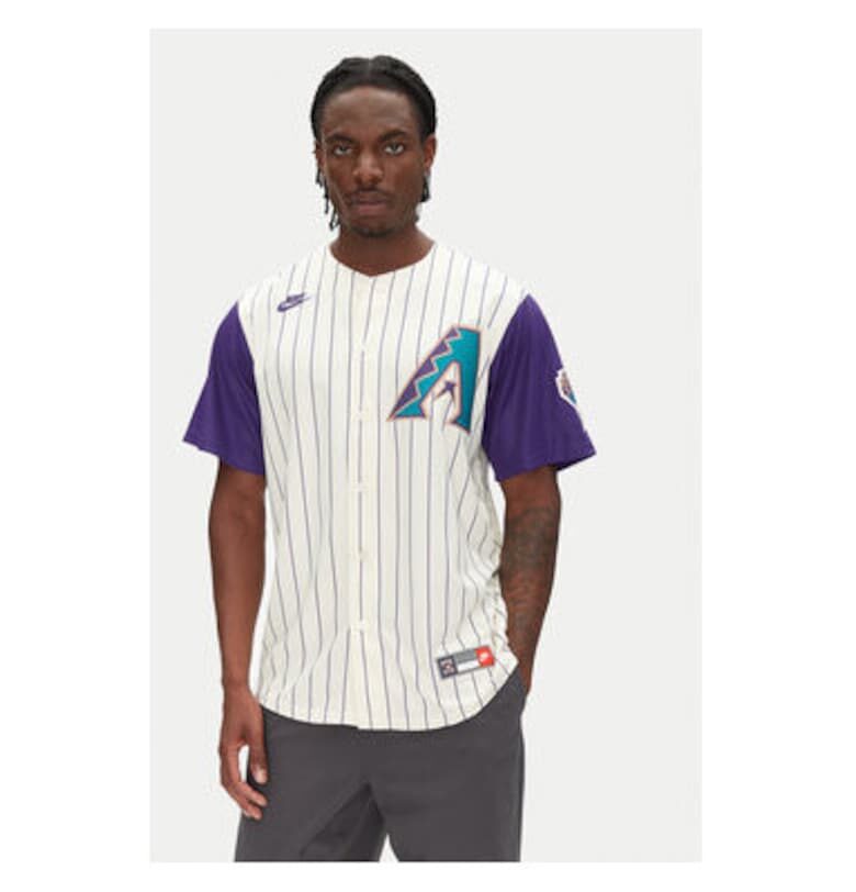 Мъжка тениска  CO25-DIC1-DIA-A3F - Полиестер - Екрю Nike