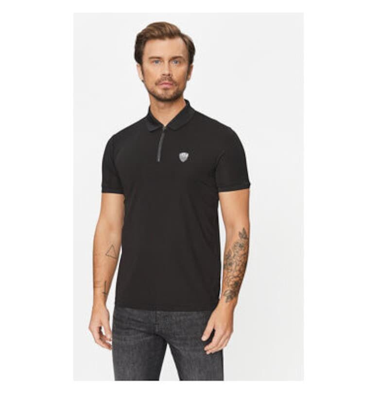 Мъжка тениска - Emporio Armani  303083328 - Вискоза/Полиамид - S INTL - Черна EA7