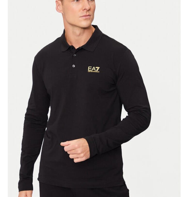 Мъжка тениска - Emporio Armani  304212727 - Памук - Черен EA7