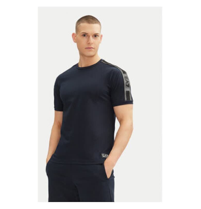 Мъжка тениска  Emporio Armani - 7M000138 AF10375 - Памук - Тъмносин - Тъмносин EA7