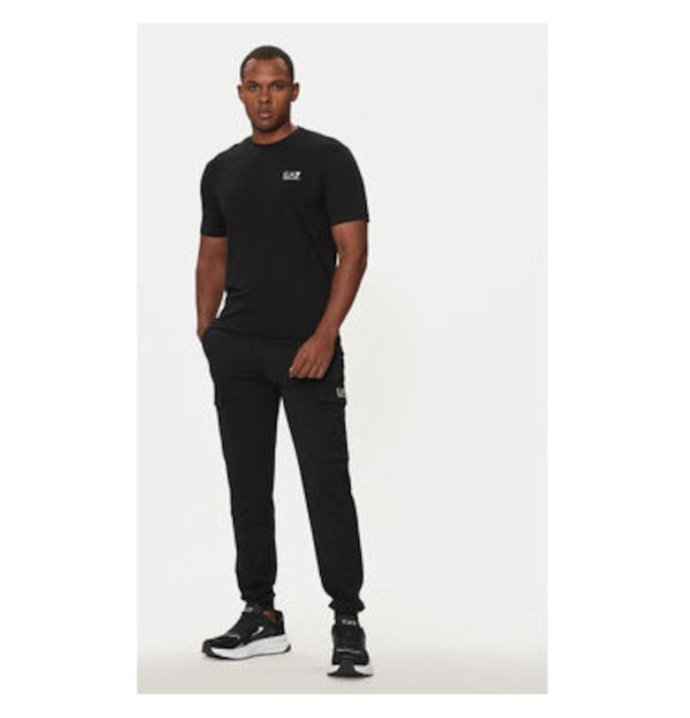 Мъжка тениска  Emporio Armani - 8NPT26 PJVQZ - Памук - S INTL - Черен EA7