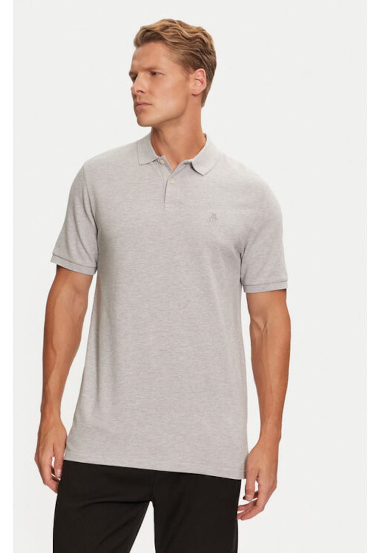 Мъжка тениска - Marc O'Polo - 304792106 - Памук - Сив - Сив marc o polo