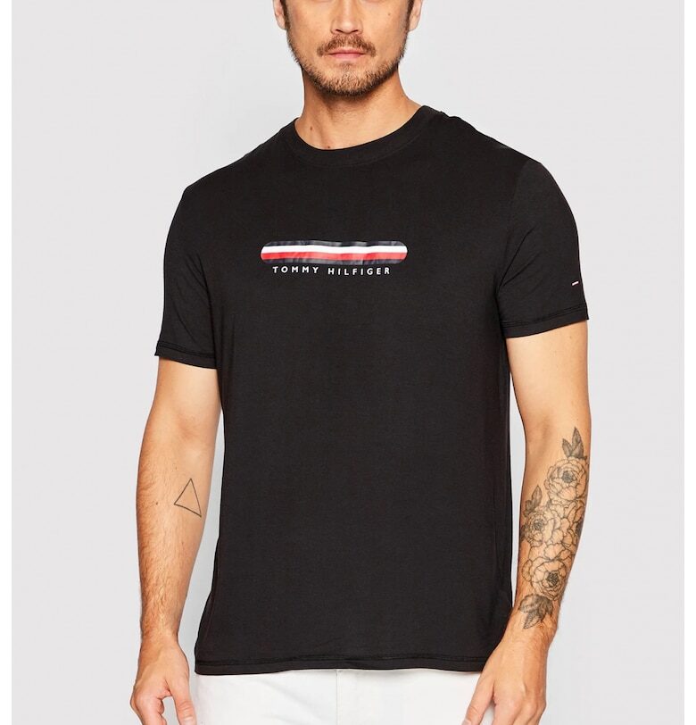 Мъжка тениска  UM0UM02348 - Черен Tommy Hilfiger
