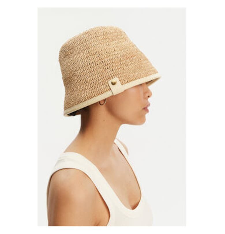 Мъжка шапка  24E245AC642-3060 - синтетична - бежова - Бежов JACQUEMUS