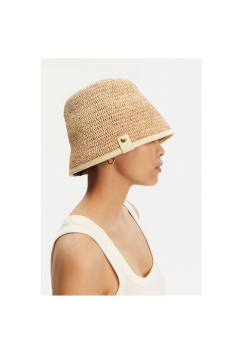 Мъжка шапка 24E245AC642-3060 - синтетична - бежова - Бежов JACQUEMUS