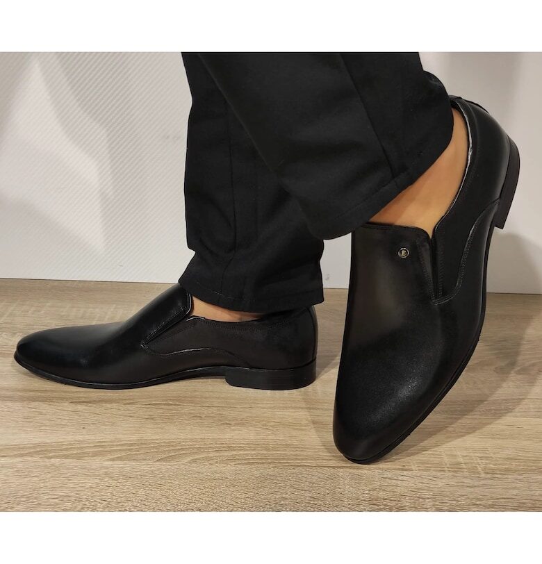 Мъжки Елегантни обувки  792-048 Черни - Черни - Черен ELDEMAS