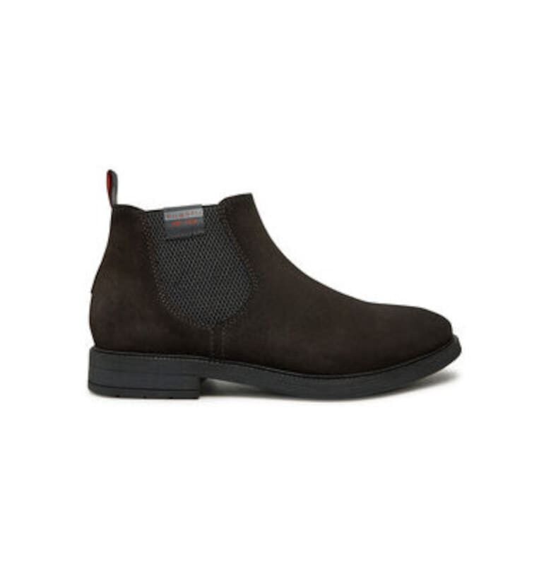 Мъжки боти  311AGS301400 - Естествена кожа - Сив - Сив Bugatti