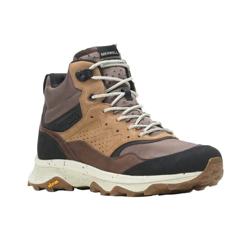 Мъжки боти  Speed Solo Mid Wp - Кафяв - Естествена кожа MERRELL