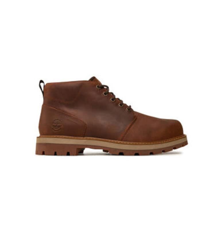 Мъжки ботуши -  304467684 - Естествена кожа - 41 EU - Кафяви Timberland